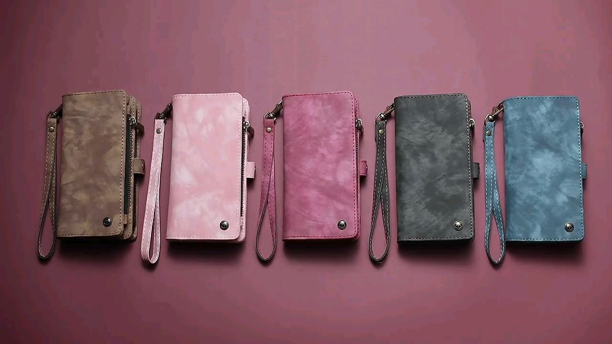 iPhone 16 スマホケース & 財布 ブラック黒/携帯バッグ手帳/小銭入れ/アイフォン16/手帳ケース/iPhone16