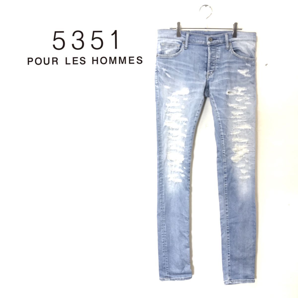 1I3629-Y◇5351 Pour les hommes 5351プール・オム ダメージ 1I3629-Y◇5351 Pour les hommes 5351プール・オム ダメージ