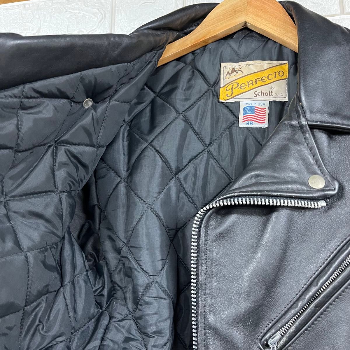 80s Schott N Y C ショット 613 ダブルライダース レザー 80s Schott N Y C ショット 613 ダブルライダース レザー