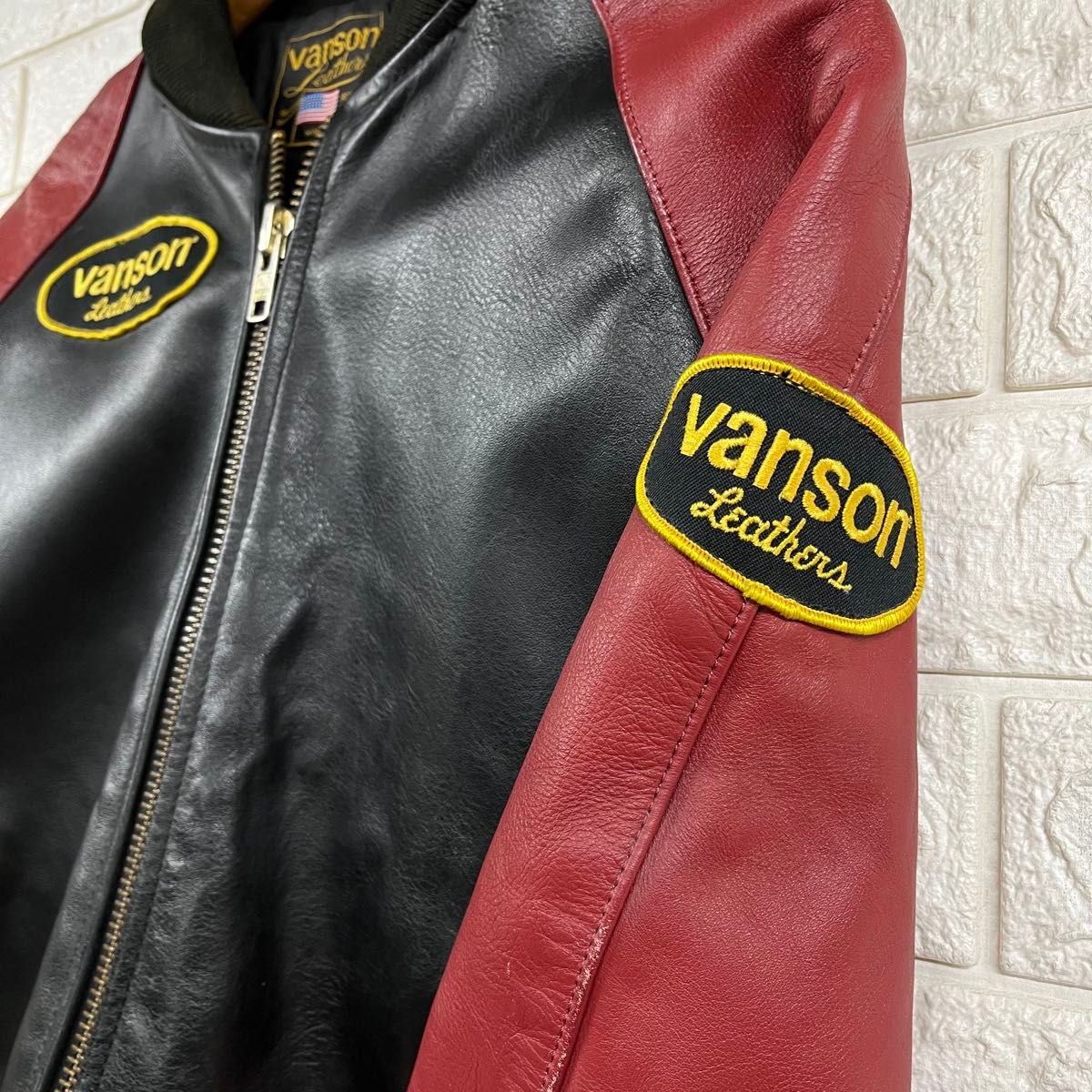 VANSON バンソン 9TJV 牛革 レザージャケット ma-1 3 USA製 TJV VANSON バンソン 9TJV 牛革 レザージャケット ma-1 3 USA製 TJV