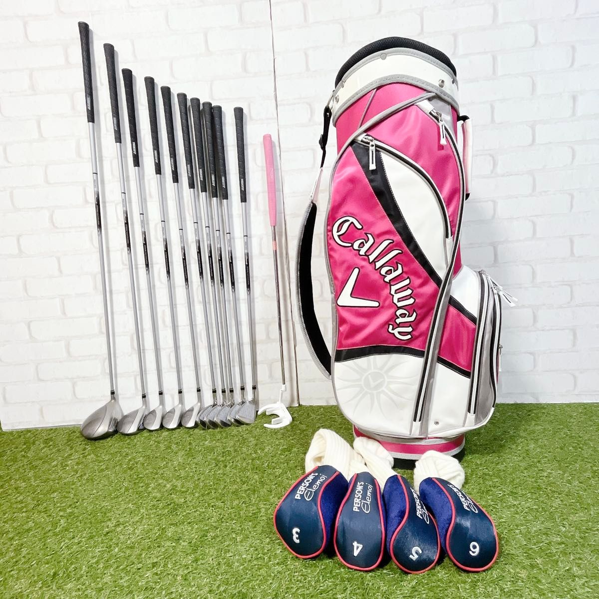 初心者 オススメ!豪華11本 レディースゴルフクラブセット Callaway キャディバッグ付 初心者 オススメ!豪華11本 レディースゴルフクラブセット Callaway キャディバッグ付