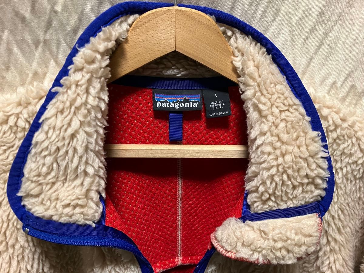 美品 patagonia FA00 レトロパイルカーディガン L アメリカ製 美品 patagonia FA00 レトロパイルカーディガン L アメリカ製
