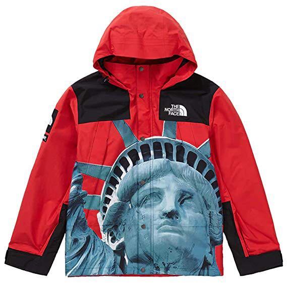 Supreme x The North Face Statue of Liberty Mountain Jacket 赤 M シュプリーム ノースフェイス ギャルソン/ nike undercover box logo_画像1