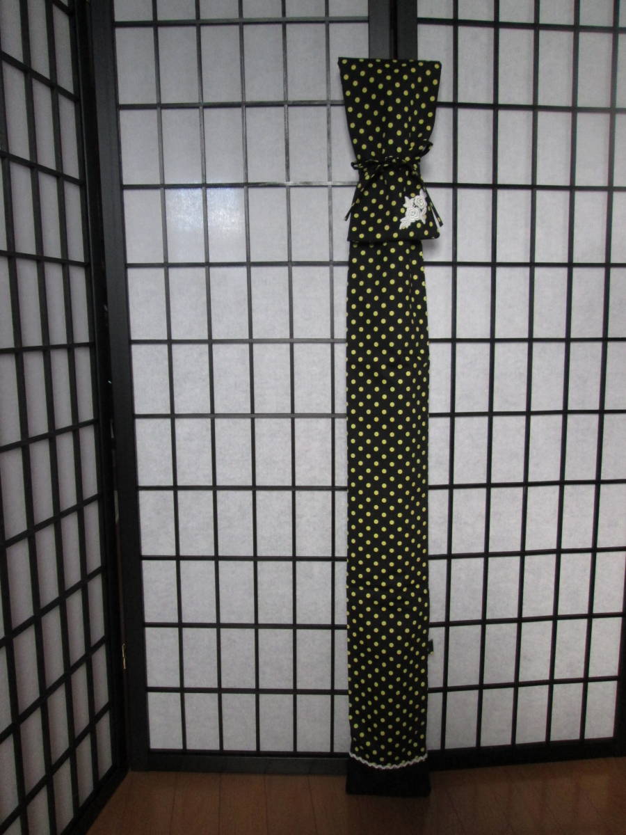 *A-177* включая доставку! чехол для бамбукового меча ( точка F- чёрный × желтый ) плечо ремень имеется!