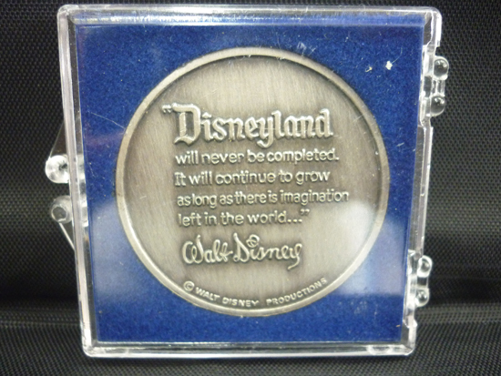 ヤフオク Disneyland ディズニーランド 25周年記念メダル ヤフオク Disneyland ディズニーランド 25周年記念メダル