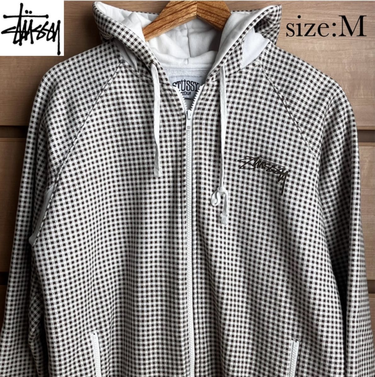 美品【冬物セット割】ステューシーSTUSSYジップアップパーカー 美品【冬物セット割】ステューシーSTUSSYジップアップパーカー