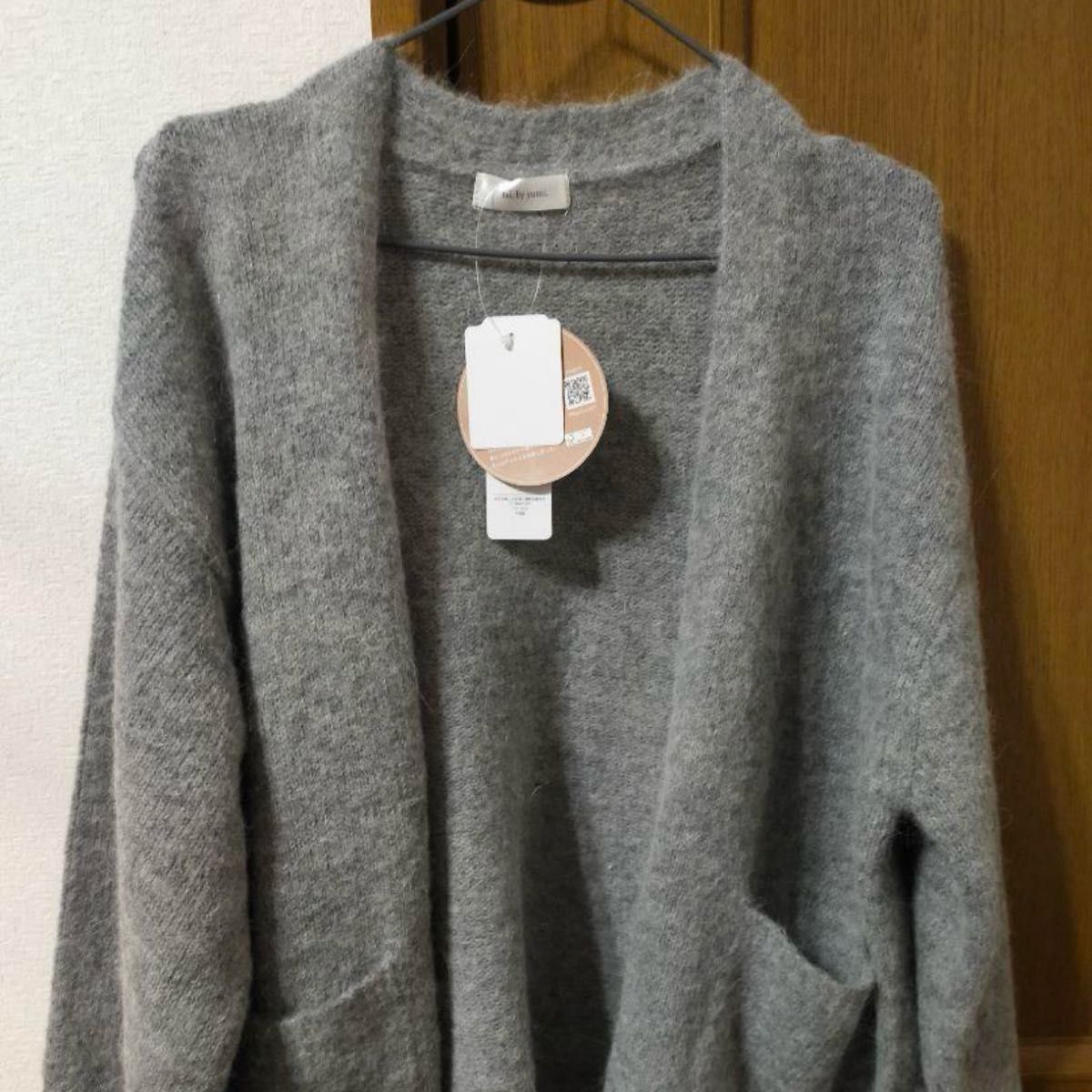 しまむら yumi アルパカ カーディガン グレー Mサイズ 送料込み しまむら yumi アルパカ カーディガン グレー Mサイズ 送料込み
