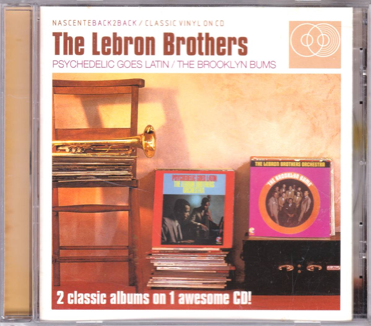 ☆THE LEBRON BROTHERS/Psychedelic Goes Latin＆The Brooklyn Bums『67年＆69年の超大名盤！２in１』◆『世界初ＣＤ化！＆廃盤・レア』◇_画像1