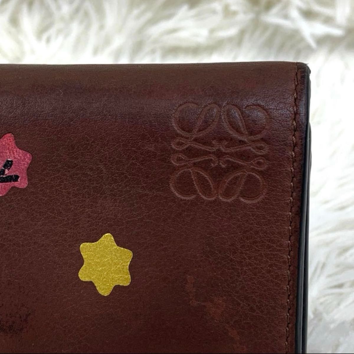希少 美品 LOEWE ロエベ 3つ折り財布 ジブリコラボ 千と千尋の 希少 美品 LOEWE ロエベ 3つ折り財布 ジブリコラボ 千と千尋の