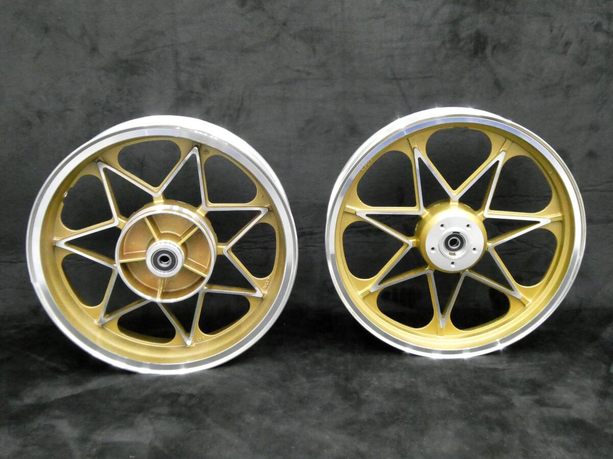 セール】ZRX400 キャストホイール ゴールド /金 前後18 セール】ZRX400 キャストホイール ゴールド /金 前後18