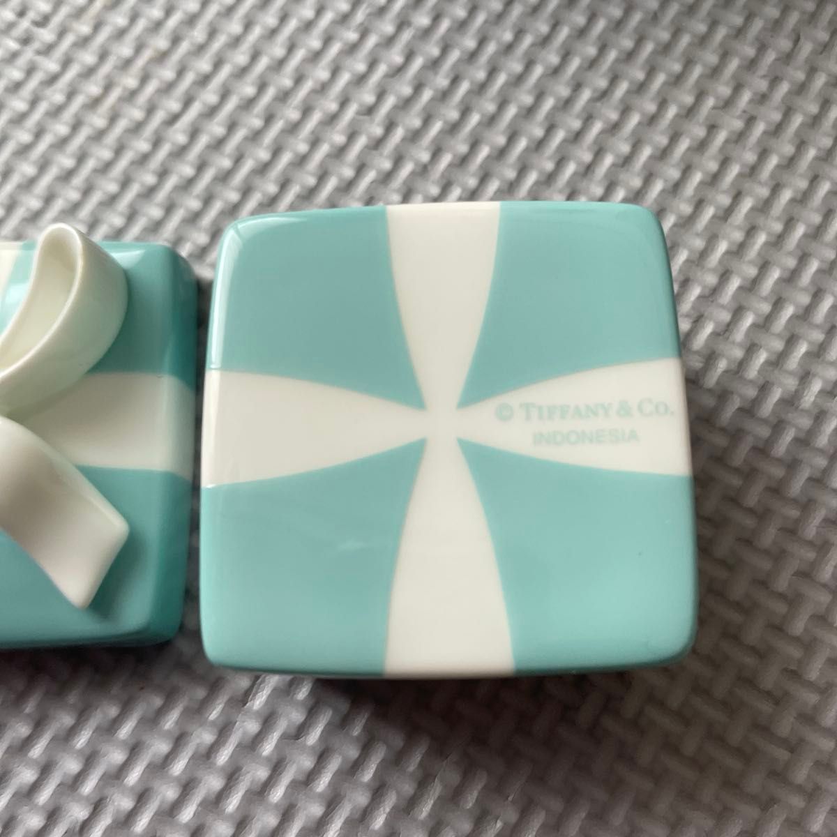 ティファニー TIFFANY Co 小物入れ 陶器 ミニブルーボックス ティファニー TIFFANY Co 小物入れ 陶器 ミニブルーボックス