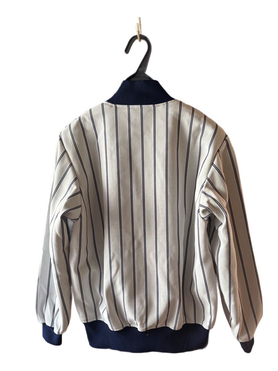 70s 80s DESCENTE ストライプ総柄 ジャージ素材 スタジャン 70s 80s DESCENTE ストライプ総柄 ジャージ素材 スタジャン
