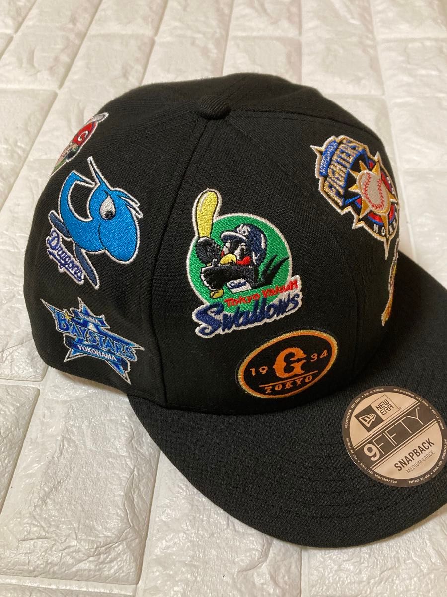 ニューエラ×NPB】9FIFTY 日本プロ野球12球団キャップ タグ付き ニューエラ×NPB】9FIFTY 日本プロ野球12球団キャップ タグ付き