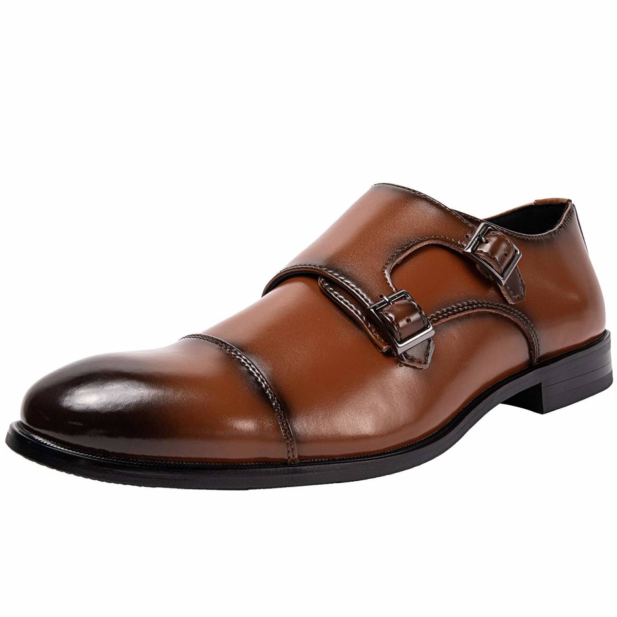 本革 ビジネスシューズ 新品 高級感 ブラウン 茶色 お洒落 革靴 紳士靴 28cm 28.0cm_画像1