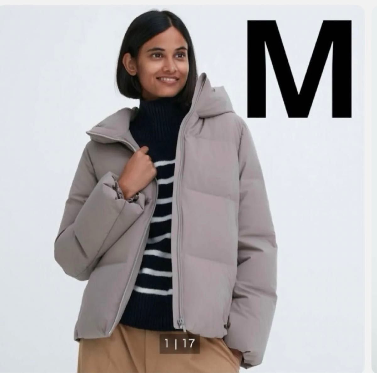 UNIQLOユニクロ シームレスダウン ジャケット グレー Mサイズ UNIQLOユニクロ シームレスダウン ジャケット グレー Mサイズ