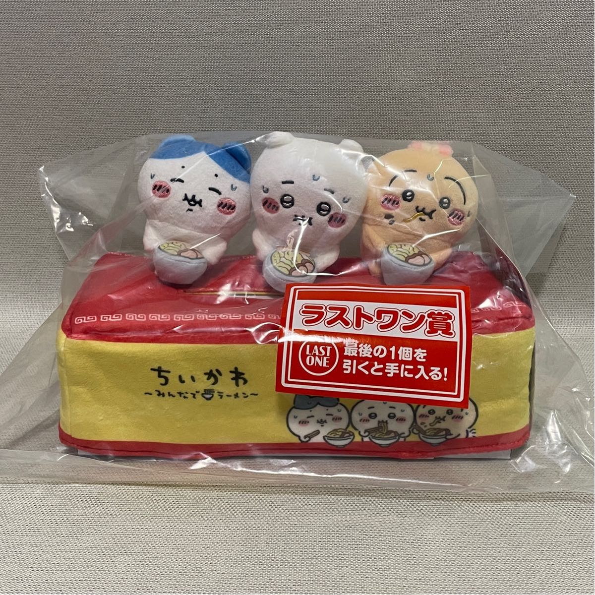 一番くじ ちいかわ みんなでラーメン ラストワン賞 ティッシュ 一番くじ ちいかわ みんなでラーメン ラストワン賞 ティッシュ