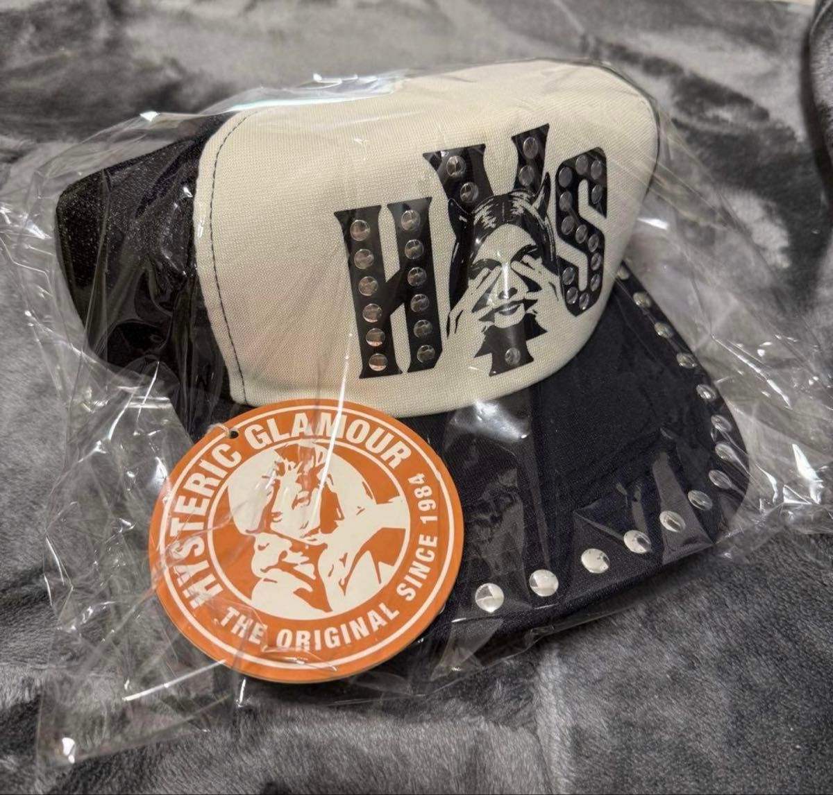ヒステリックグラマー SEE NO EVIL スタッズメッシュキャップ ヒステリックグラマー SEE NO EVIL スタッズメッシュキャップ
