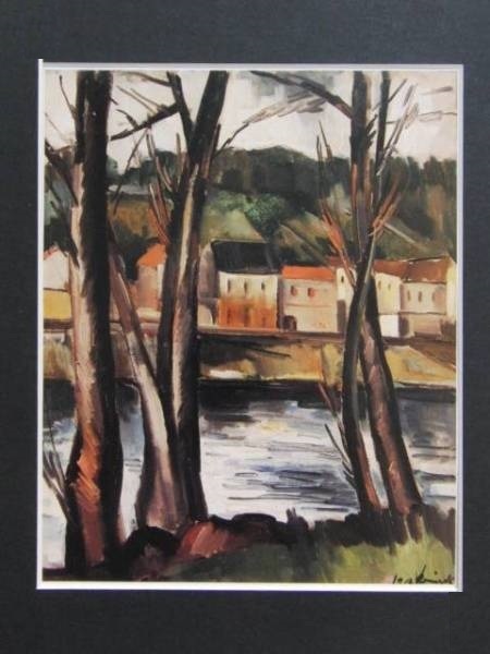 Maurice de Vlaminck、PAYSAGE、海外版超希少レゾネ、新品額付、iafa_画像3