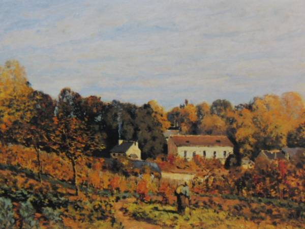 Alfred Sisley、JARDIN POTAGER A LOUVECIENNES、海外版超希少レゾネ、新品額装付、送料込み、iafa