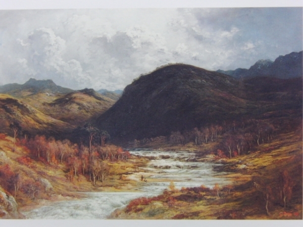 【おトク】 Dore、Mountain Gustave landscape, approaching、希少画集より、新品額装付、送料込み、iafa storm 自然、風景画