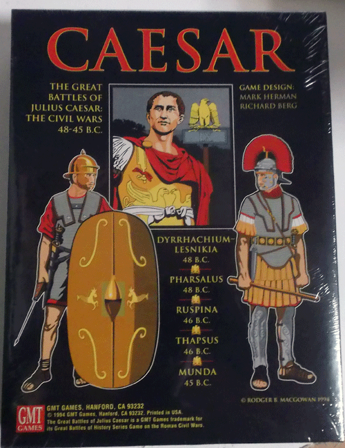 GMT/CAESAR THE GREAT BATTLES OF JULIUS CAESAR:THE CIVIL WARS 48-45B.C./駒未切断/未開封品/日本語訳無し_画像1
