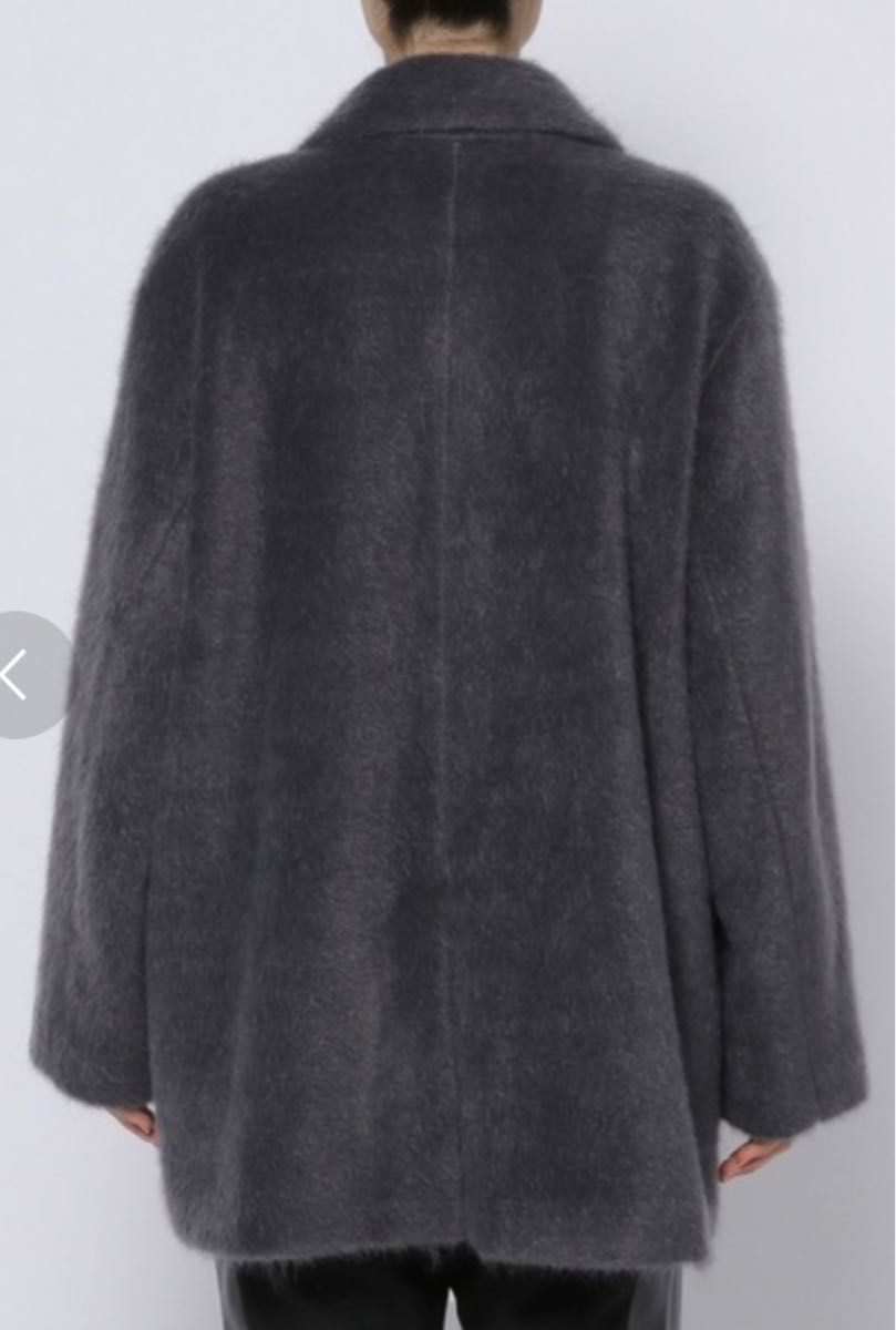 超美品 HARE シャギーショールカラーコート グレー 23AW|Yahoo 超美品 HARE シャギーショールカラーコート グレー 23AW|Yahoo