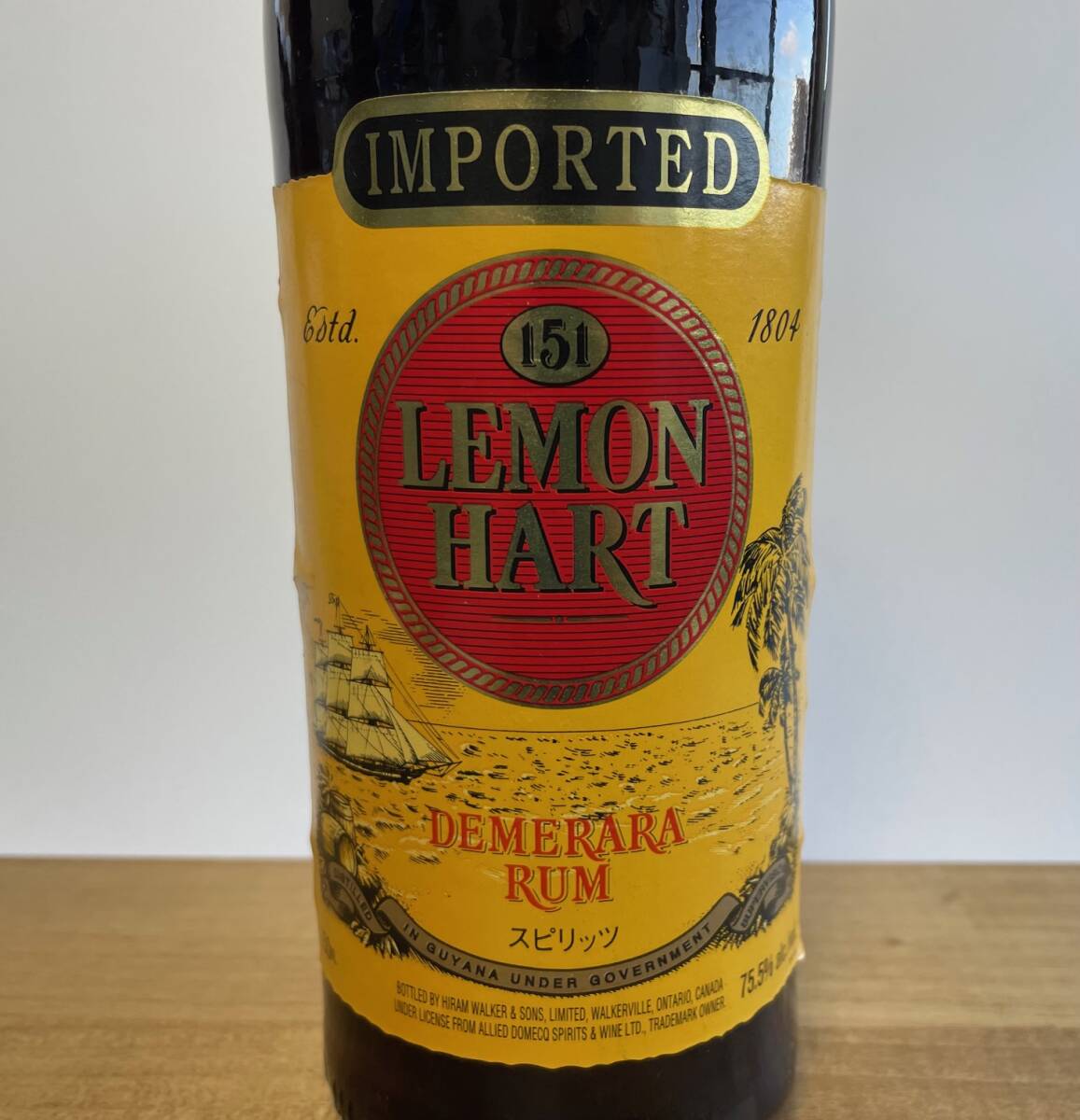 LEMON HART 151 レモンハート 151 デメララ ラム 750ml 75.5 LEMON HART 151 レモンハート 151 デメララ ラム 750ml 75.5