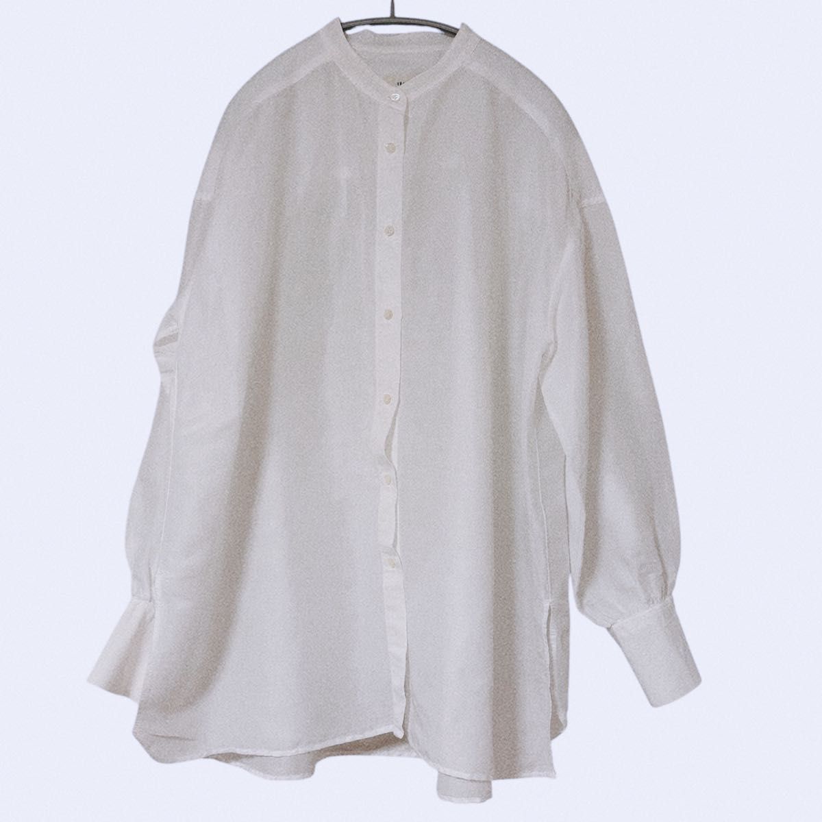 イエナ IENA ラミーリヨセル バックギャザーシャツ ブラウス 白 イエナ IENA ラミーリヨセル バックギャザーシャツ ブラウス 白
