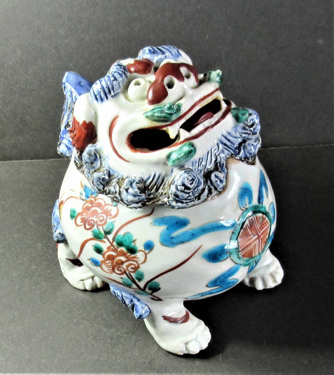 古伊万里・色絵・獅子形香炉・伝世品 www.falconofs.com