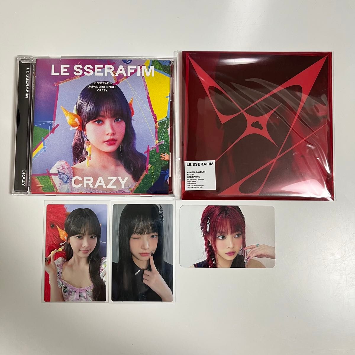 lesserafim ルセラフィム crazy ウンチェ トレカ シリアル無 lesserafim ルセラフィム crazy ウンチェ トレカ シリアル無