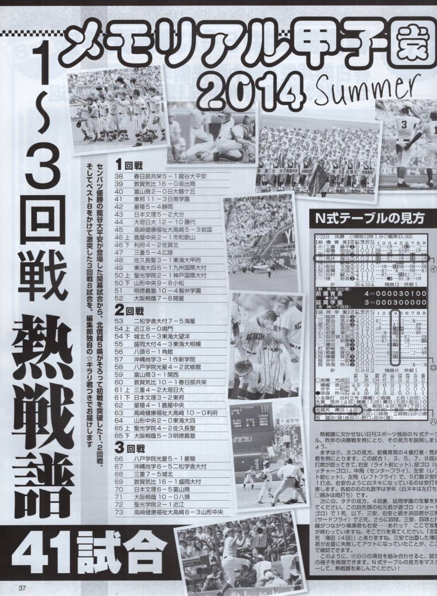 輝け甲子輝け甲子園の星 VOL.227(2014年9月号)★第96回全国高校野球選手権大会速報/大阪桐蔭、２年ぶり4度目V!/三重高/岡本和真/岸潤一郎★_画像10