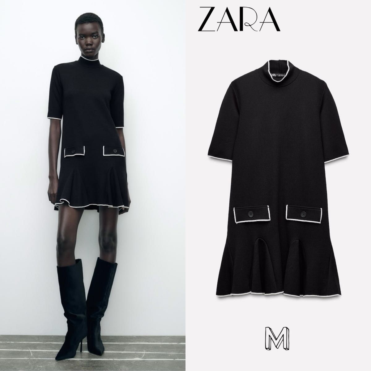 ZARA ゴデットショートワンピース|Yahoo!フリマ(旧PayPayフリマ) ZARA ゴデットショートワンピース|Yahoo!フリマ(旧PayPayフリマ)