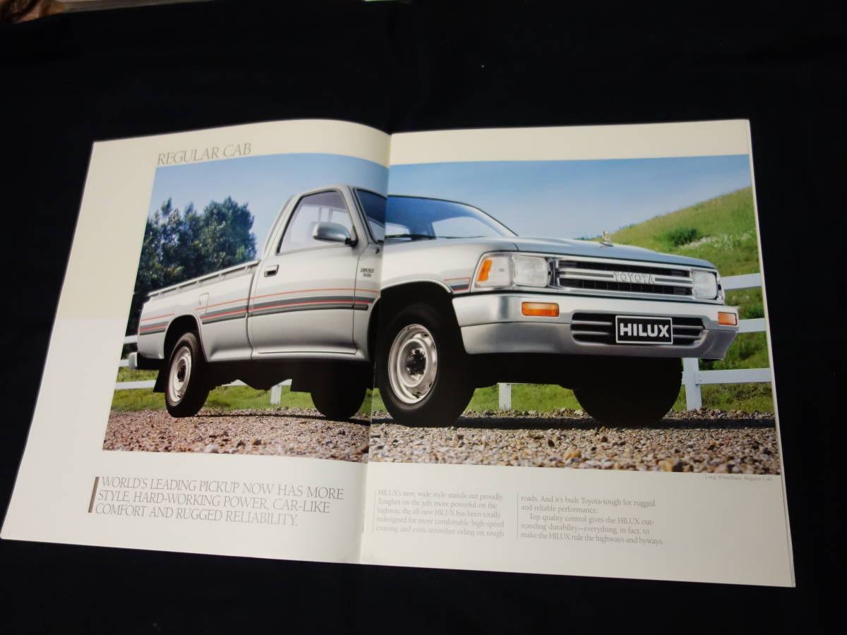 【輸出仕様】トヨタ ハイラックス　T100系 英語版 専用 本カタログ 1989年 【当時もの】_画像2