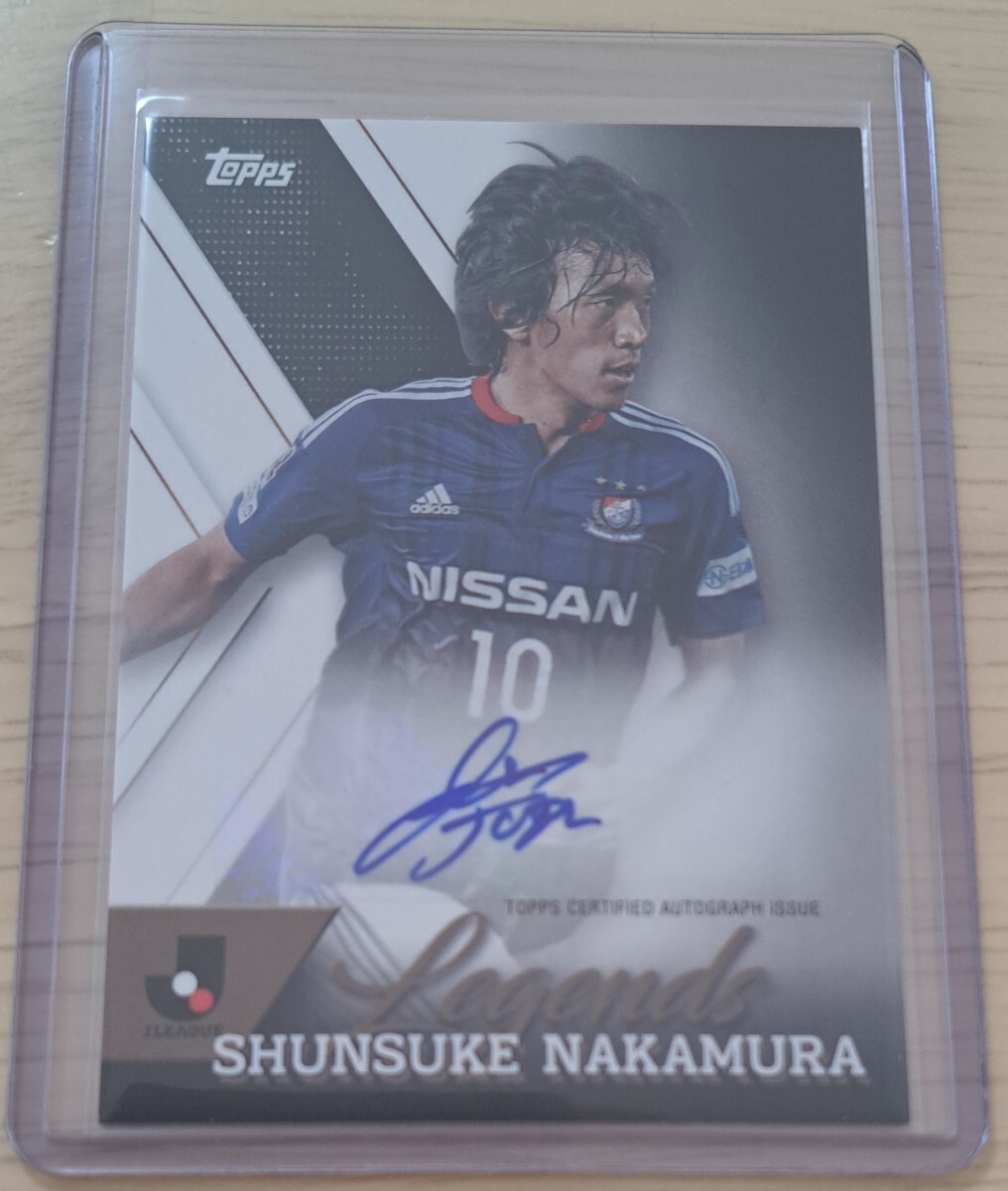 2024topps J 横浜Fマリノス 中村俊輔 直筆サインカード 磐田 2024topps J 横浜Fマリノス 中村俊輔 直筆サインカード 磐田