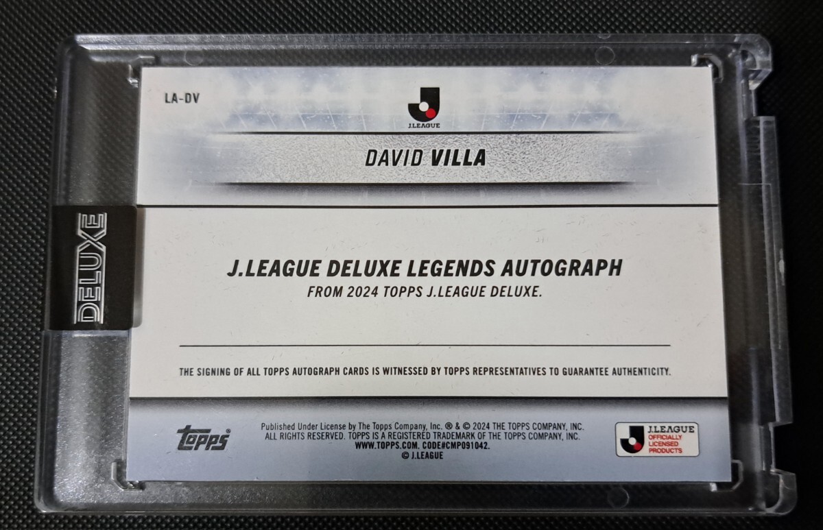 Topps J.LEAGUE Deluxe 2024 ダビド ビジャ選手 直筆サイン Topps J.LEAGUE Deluxe 2024 ダビド ビジャ選手 直筆サイン