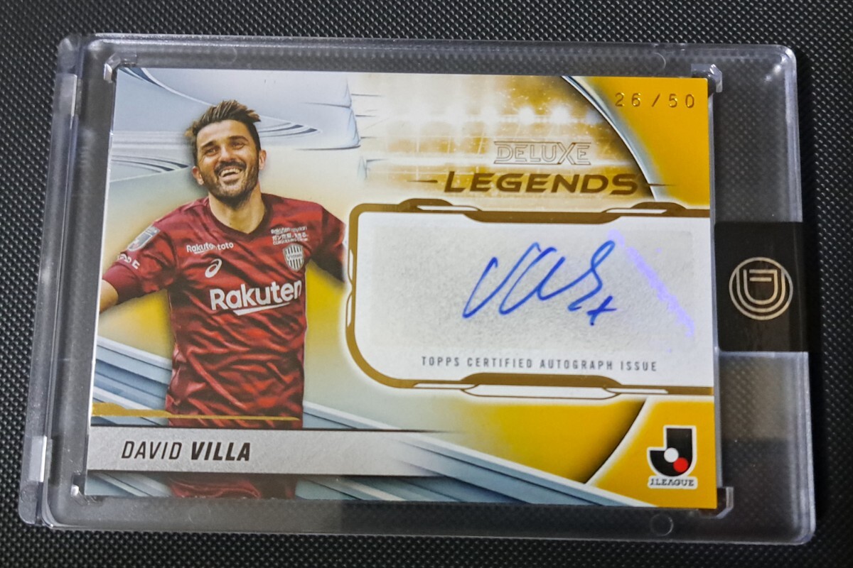 Topps J.LEAGUE Deluxe 2024 ダビド ビジャ選手 直筆サイン Topps J.LEAGUE Deluxe 2024 ダビド ビジャ選手 直筆サイン