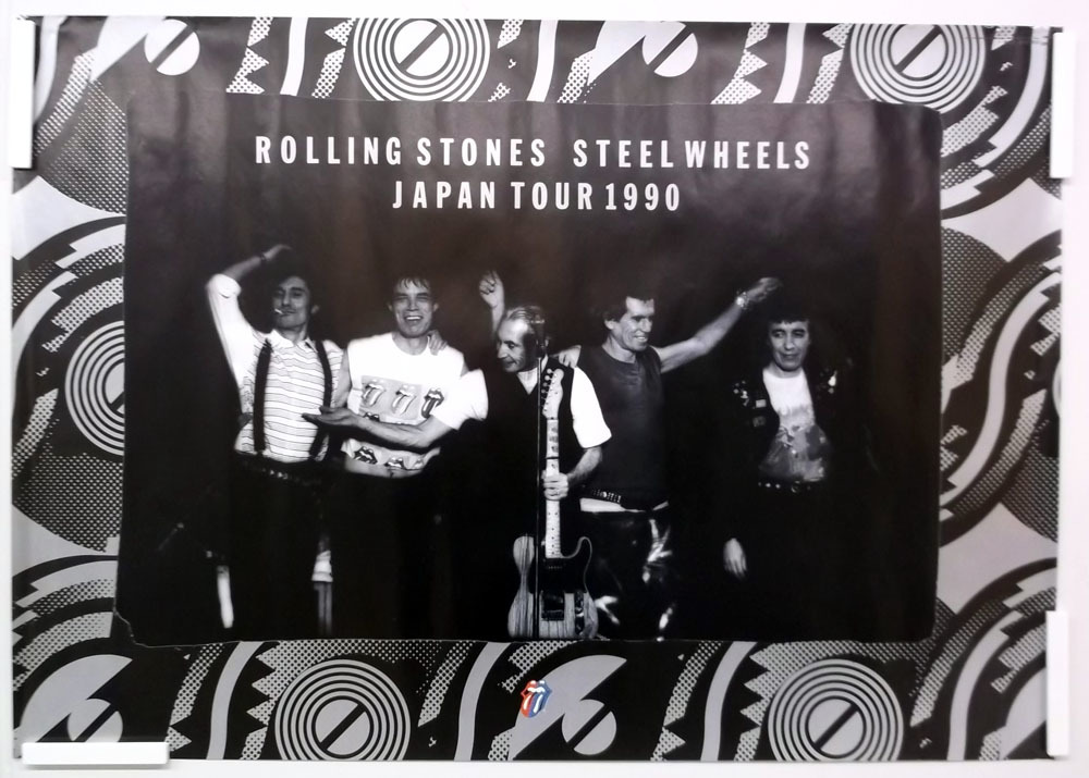 ローリング・ストーンズ/ROLLING STONES STEEL WHEELS TOUR ポスター_画像1