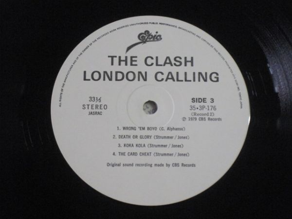 The Clash - London Calling /35・3P-175~6/帯付/国内盤LPレコード2枚組_画像8