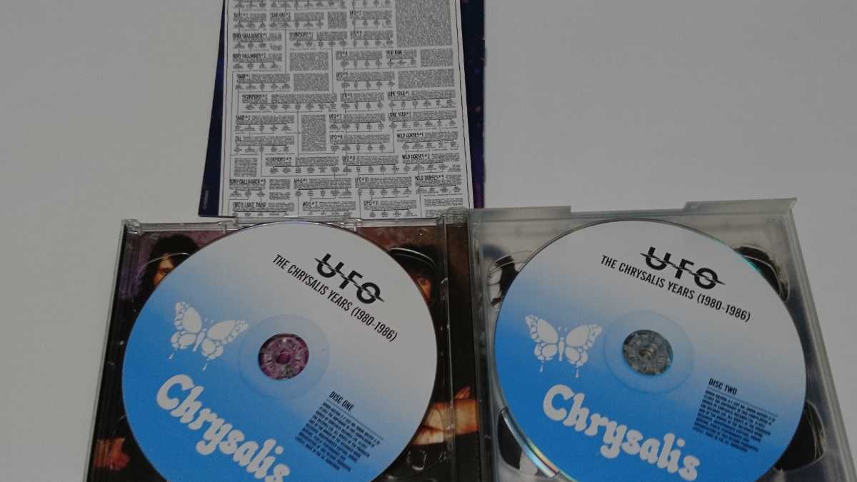 UFO「The Chrysalis Years（１９８０－１９８６）」 ５CD　輸入盤　2012年発売品　アルバム5枚にBONUS TRACK ＆未発表LIVE初音源など有