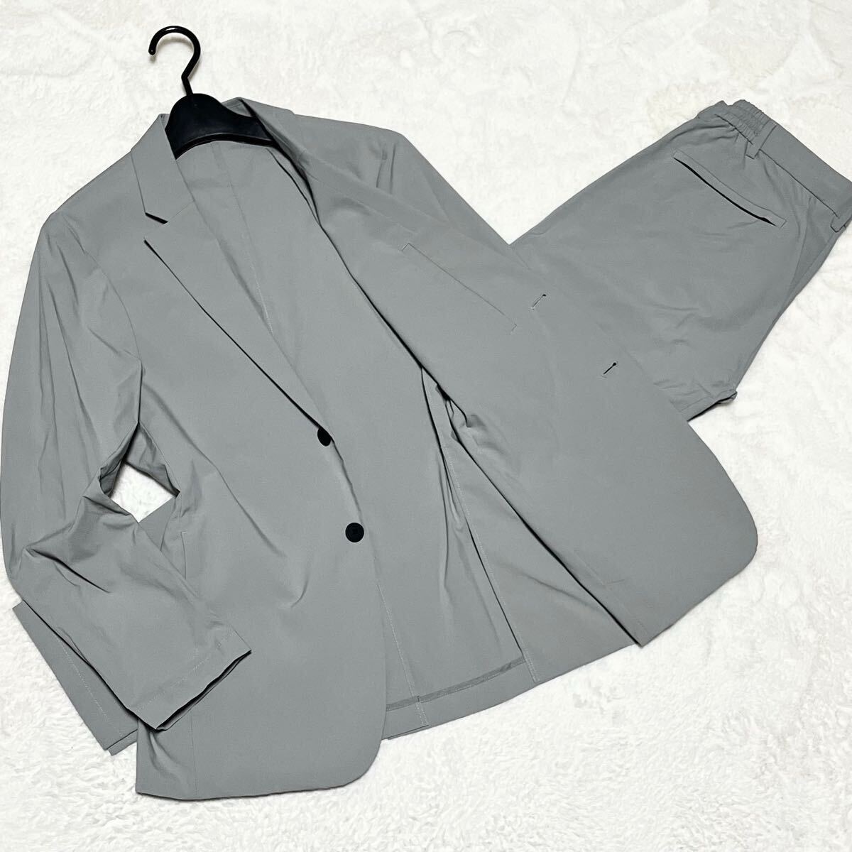 美品】ユニクロ×セオリー UNIQLO Theory セットアップ スーツ 美品】ユニクロ×セオリー UNIQLO Theory セットアップ スーツ