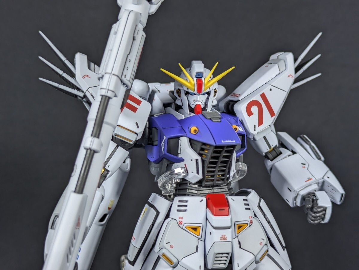 完成品 塗装済み 改修済み バンダイ MG 1/100 ガンダムF91 ver 完成品 塗装済み 改修済み バンダイ MG 1/100 ガンダムF91 ver