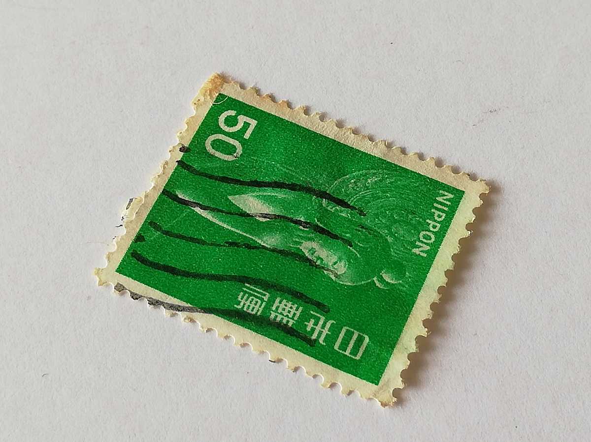 新動植物IV 緑仏像50円　使用済み切手 0-52_画像4