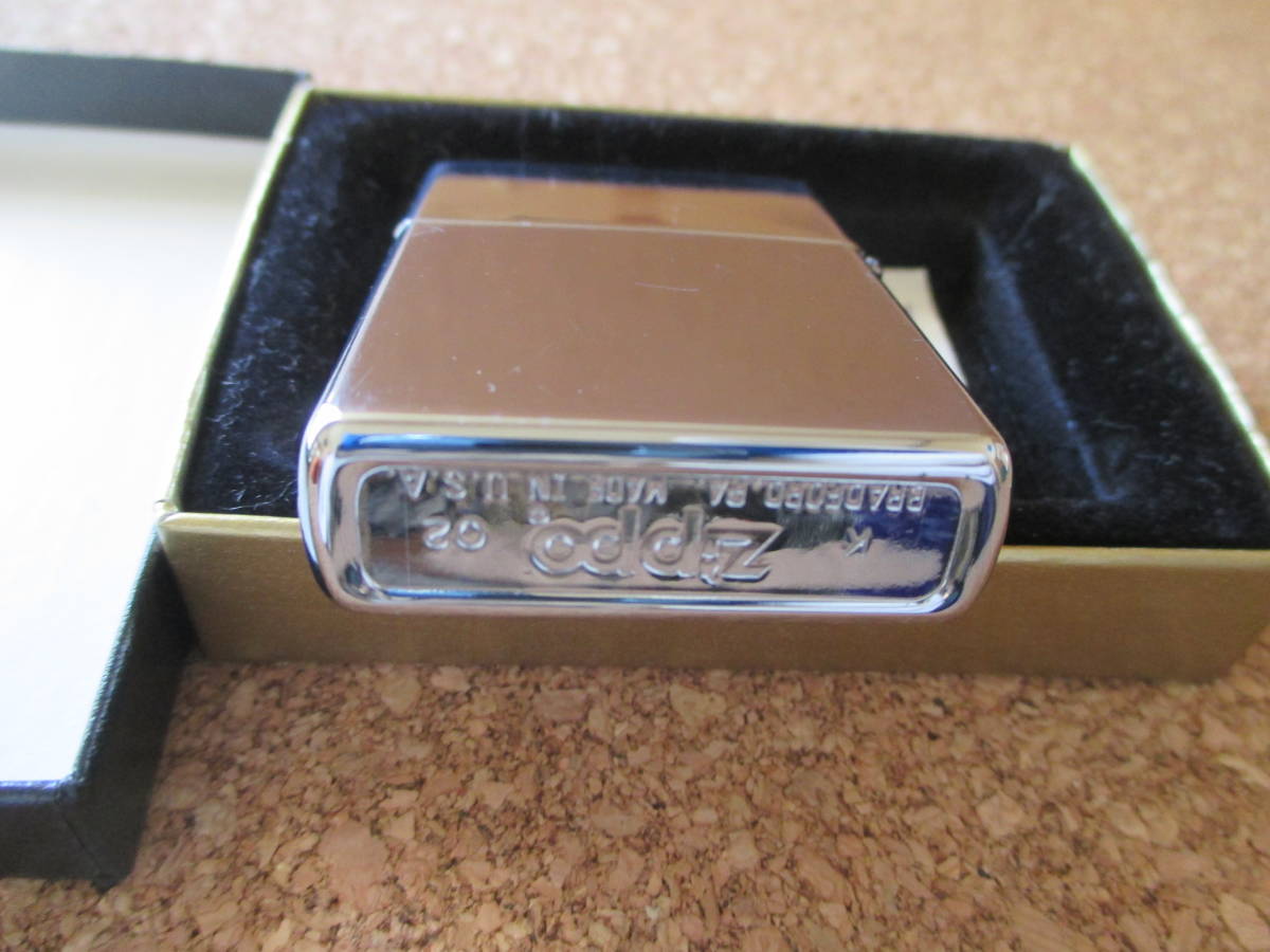 ZIPPO 『Osaka Police Motor Cycle 1936製 Harley Baby 第１号 大阪府警』2002年11月製造 オイルライター ジッポー 廃版激レア 未使用品_画像2