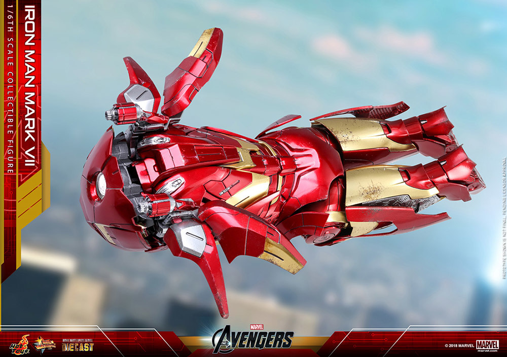  hot игрушки Avengers / Movie * master-piece литье под давлением 1/6 Ironman Mark 7