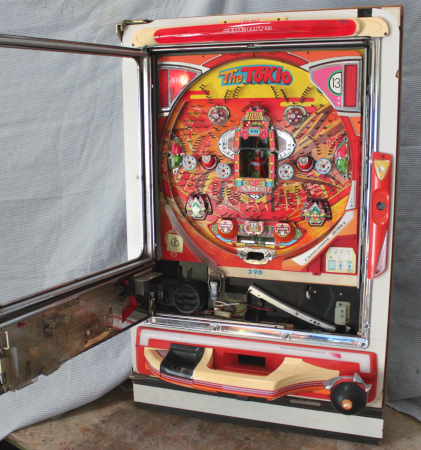 レトロ【パチンコ実機】初代 ザ・トキオ(平和)ハンドル50Hz 役 レトロ【パチンコ実機】初代 ザ・トキオ(平和)ハンドル50Hz 役