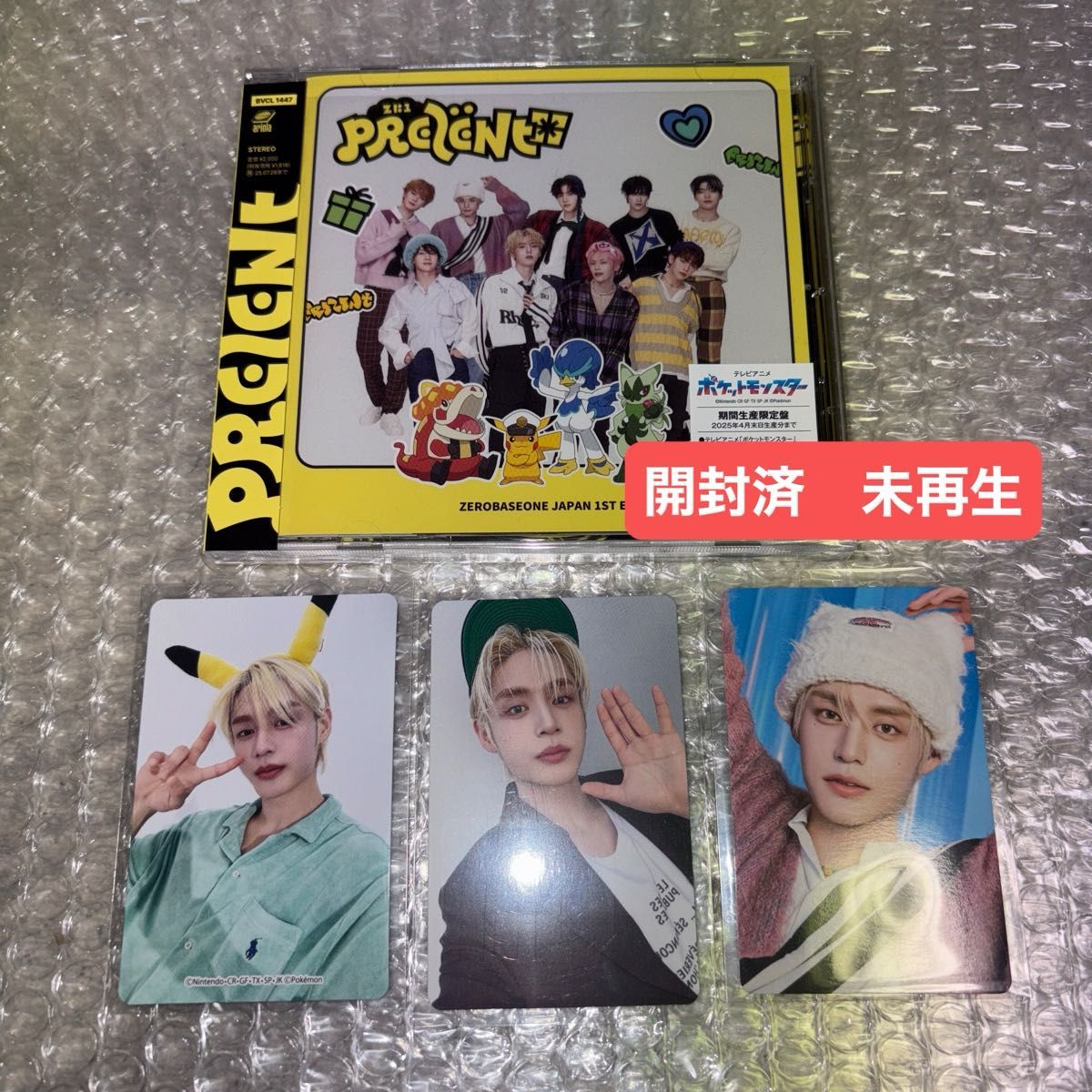 期間生産限定アニメ盤 (初回仕様) ZEROBASEONE CD/PREZENT 期間生産限定アニメ盤 (初回仕様) ZEROBASEONE CD/PREZENT