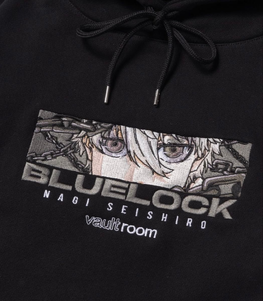 vaultroom NAGI HOODIE BLACK パーカー L ボルトルーム ブルー vaultroom NAGI HOODIE BLACK パーカー L ボルトルーム ブルー