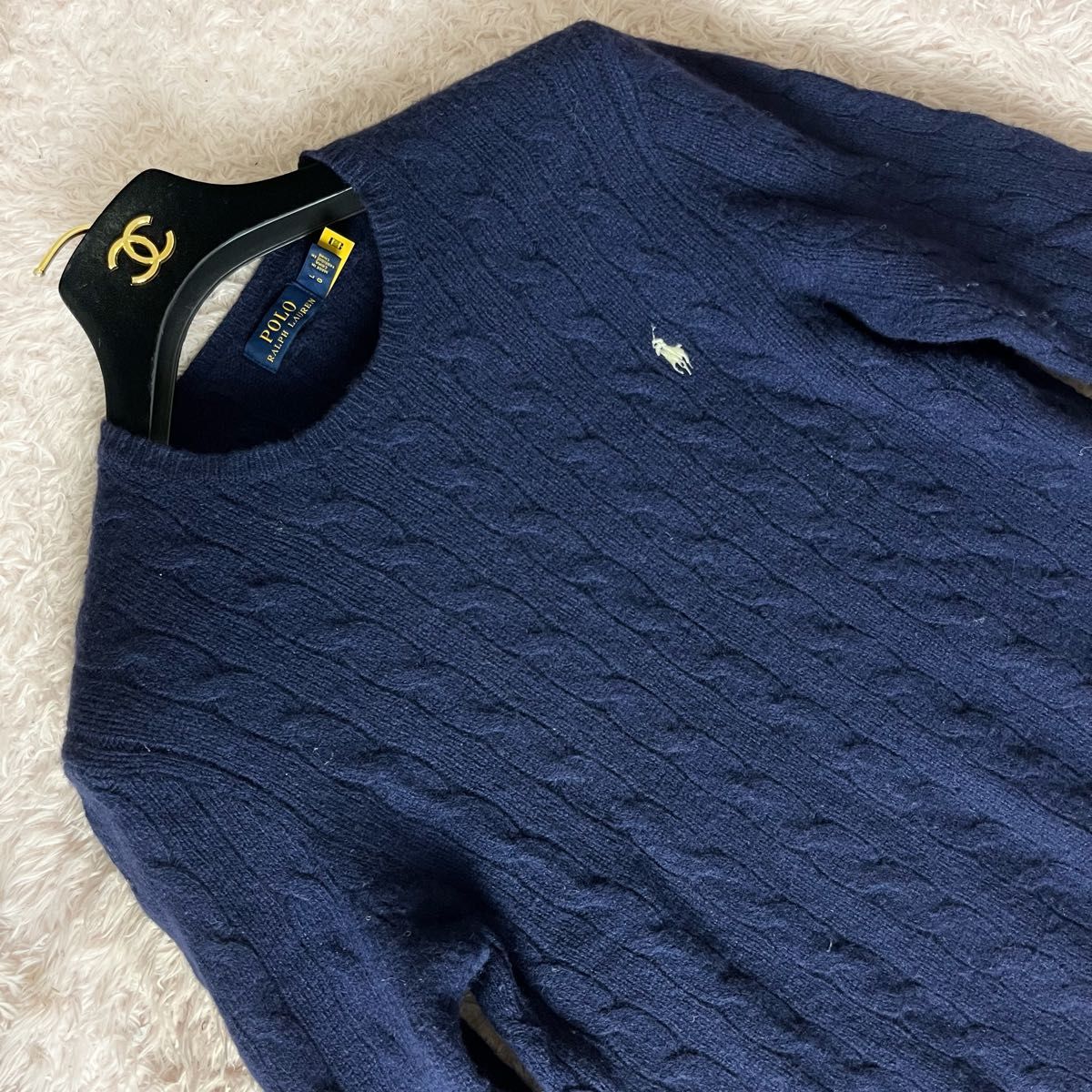 POLORALPHLAUREN ポロラルフローレン ウール カシミヤ ケーブル POLORALPHLAUREN ポロラルフローレン ウール カシミヤ ケーブル