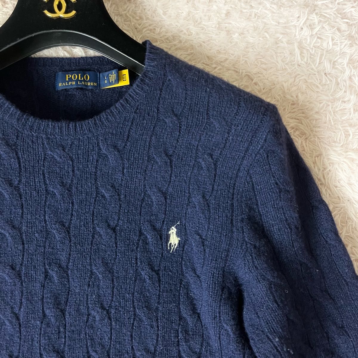 POLORALPHLAUREN ポロラルフローレン ウール カシミヤ ケーブル POLORALPHLAUREN ポロラルフローレン ウール カシミヤ ケーブル