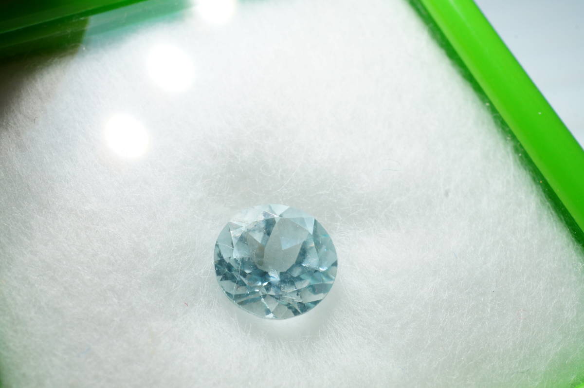  rare![ high class . ornament goods for high quality loose ] transparency eminent aquamarine finest quality loose 1.20ct Koufu . grinding [3 month birthstone ]